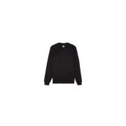 Zwarte Sweatshirt Ronde Hals Lange Mouw C.p. Company , Black , Heren