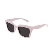 Roze Grijze Zonnebril Am0473S Model Alexander McQueen , Pink , Dames