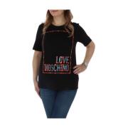 Grafisch T-shirt voor vrouwen Lente/Zomer Love Moschino , Black , Dame...