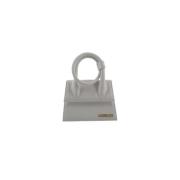 Pre-owned Leather handbags Jacquemus Pre-owned , Gray , Dames