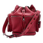 Pre-owned Leather fendi-bags Fendi Vintage , Red , Dames