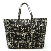 Pre-owned Canvas chanel-bags Chanel Vintage , Black , Dames