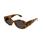 Havana Grijs Zonnebril Alaïa , Brown , Unisex