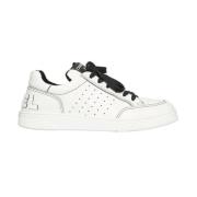 Pre-owned Leather sneakers Chanel Vintage , White , Dames