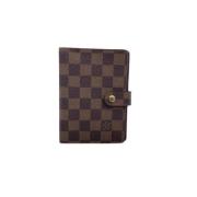 Pre-owned Leather home-office Louis Vuitton Vintage , Brown , Dames