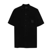 Logo Patch Katoenen Poloshirt Givenchy , Black , Heren