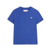 Katoen VLogo Patch Polo Shirt Valentino , Blue , Heren