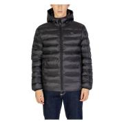 Zwarte Hooded Ritsjas met Zakken Calvin Klein Jeans , Black , Heren