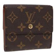 Pre-owned Canvas wallets Louis Vuitton Vintage , Brown , Dames