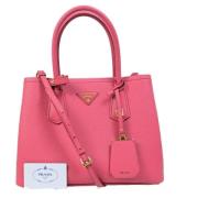 Pre-owned Leather prada-bags Prada Vintage , Pink , Dames