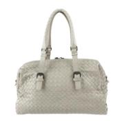 Pre-owned Leather handbags Bottega Veneta Vintage , Gray , Dames