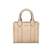 Zwarte Tote Tas met Verstelbare Band Liu Jo , Beige , Dames