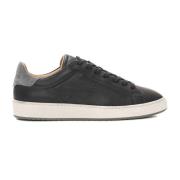 Leren sneakers met suède details Hogan , Black , Heren