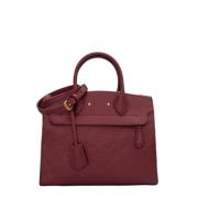 Pre-owned Leather louis-vuitton-bags Louis Vuitton Vintage , Red , Dam...