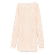 Roze Open-Back Jurk Rotate Birger Christensen , Pink , Dames