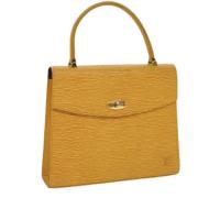 Pre-owned Leather louis-vuitton-bags Louis Vuitton Vintage , Yellow , ...