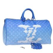 Pre-owned Canvas louis-vuitton-bags Louis Vuitton Vintage , Blue , Dam...