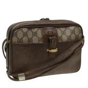 Pre-owned Leather gucci-bags Gucci Vintage , Brown , Dames