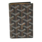 Pre-owned Coated canvas wallets Goyard Vintage , Black , Dames