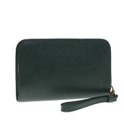 Pre-owned Leather clutches Louis Vuitton Vintage , Black , Dames