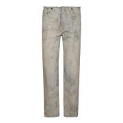 Super Destroyed Denim Jeans Diesel , Gray , Dames