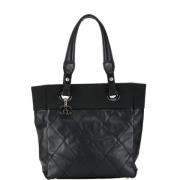 Pre-owned Canvas chanel-bags Chanel Vintage , Black , Dames