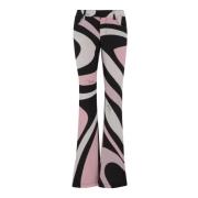 Marmer Patroon Stretch Nylon Broek Emilio Pucci , Multicolor , Dames