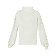 Stijlvolle Gebreide Top Liu Jo , White , Dames