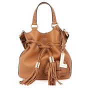 Stijlvolle Camel Flirt Tas Lancel , Brown , Dames