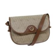 Pre-owned Leather dior-bags Dior Vintage , Beige , Dames