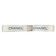 Pre-owned Fabric belts Chanel Vintage , White , Dames