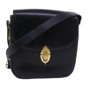 Pre-owned Leather shoulder-bags Celine Vintage , Black , Dames