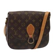 Pre-owned Canvas louis-vuitton-bags Louis Vuitton Vintage , Brown , Da...