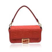 Pre-owned Leather fendi-bags Fendi Vintage , Orange , Dames