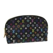 Pre-owned Canvas pouches Louis Vuitton Vintage , Black , Dames