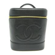 Pre-owned Leather chanel-bags Chanel Vintage , Black , Dames