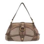 Pre-owned Leather celine-bags Celine Vintage , Beige , Dames