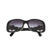 Pre-owned Plastic sunglasses Chanel Vintage , Black , Dames