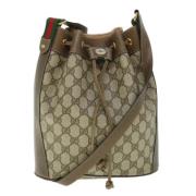 Pre-owned Leather gucci-bags Gucci Vintage , Brown , Dames