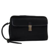 Pre-owned Nylon clutches Gucci Vintage , Black , Dames