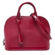 Pre-owned Leather louis-vuitton-bags Louis Vuitton Vintage , Red , Dam...