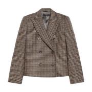 Wool Blazer Nausica Max Mara Weekend , Brown , Dames