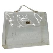 Pre-owned Canvas handbags Hermès Vintage , White , Dames