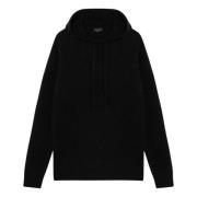 Stijlvolle Shawl Sweater Roberto Collina , Black , Heren