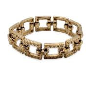 Pre-owned Metal bracelets Dior Vintage , Yellow , Dames