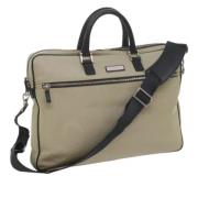 Pre-owned Nylon handbags Burberry Vintage , Beige , Dames