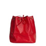 Pre-owned Leather louis-vuitton-bags Louis Vuitton Vintage , Red , Dam...