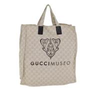 Pre-owned Canvas totes Gucci Vintage , Brown , Dames