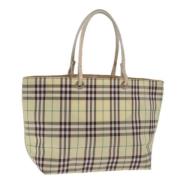 Pre-owned Nylon shoulder-bags Burberry Vintage , Beige , Dames