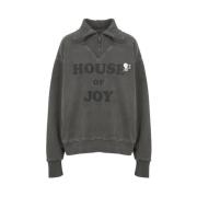 Driver House Sweatshirt Newtone , Gray , Dames